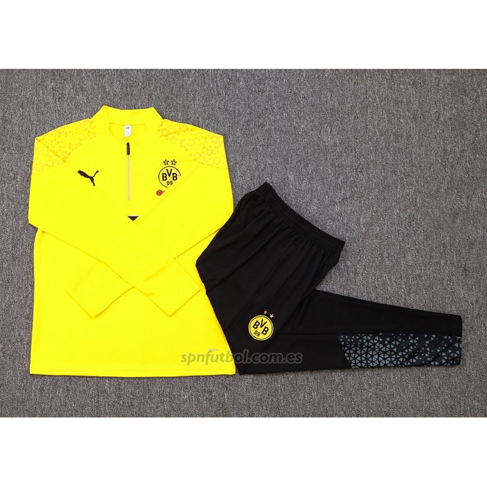 Chandal de Sudadera del Borussia Dortmund 2023-2024 Amarillo